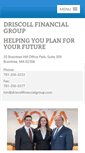 Mobile Screenshot of driscollfinancialgrp.com